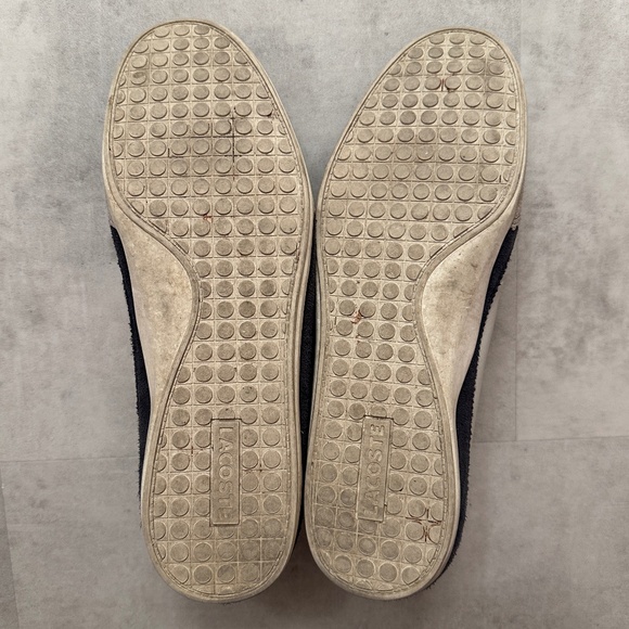 Men's Lacoste off white/blue/red style: Misano 15 LCR sneaker USA size 10 - Picture 5 of 7